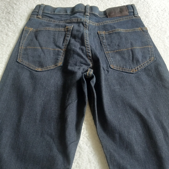 Marks and Spencer M&S Regular 30X30.5 Dark Wash Straight Leg Jeans - Picture 7 of 11